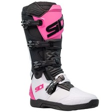 Stivali Sidi X-Power SC MX bianco nero rosa UK 9 motocross fuoristrada