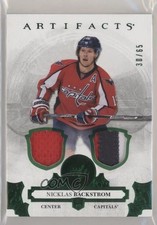 2017-18 Upper Deck Artifacts Emerald Materials 30/65 Nicklas Backstrom #87 1aj