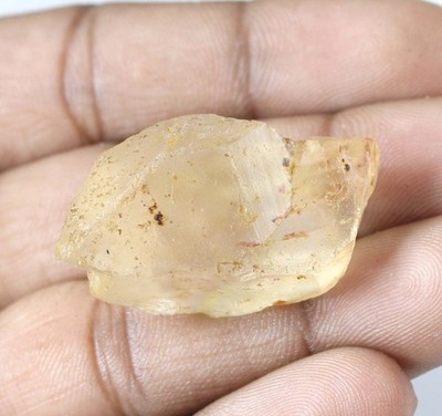 Yellow Golden Topaz Natural 61.95 Ct Gems Certified Rough T36376 Thanksgiving