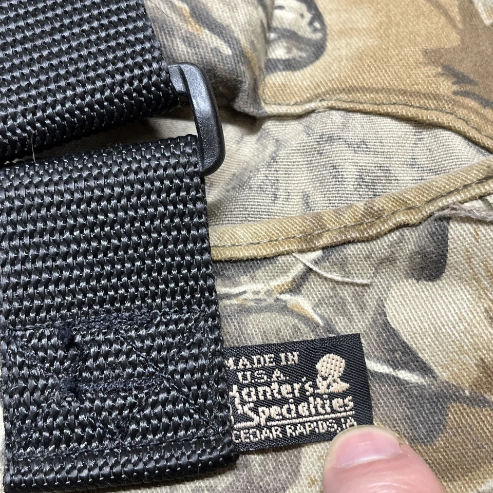 Vintage Hunter Specialties Turkey Duck Padded Back Hunting Vest Advantage Camo - Image 4 of 4