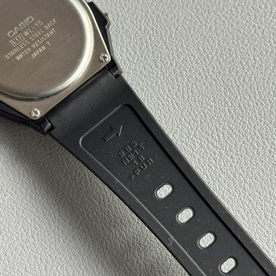 Casio WL-10 Solar Battery Digital Men's Watch Module 617 Made In