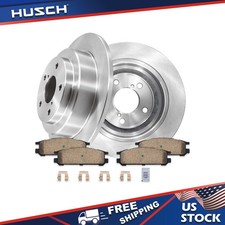 10.47'' Rear Disc Brake Rotors Ceramic Brake Pads for Subaru Impreza Legacy New