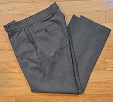 VTG Levi's Action Slacks Men's Brown 36x30 A: 36x29 Dress Pants W /Crease