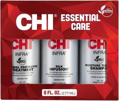 CHI INFRA thermal care TRIO-Shampoo, Treatment and Silk Infusion each 6oz