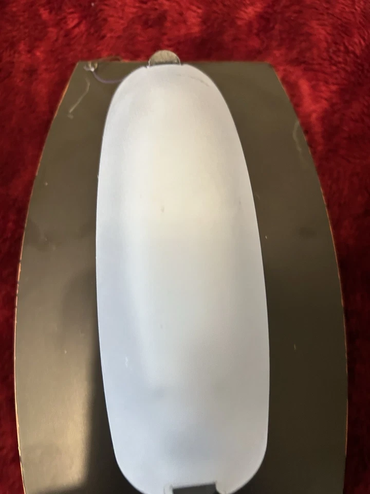 Aplique de luz de pared estatal vidrio esmerilado pasillo dormitorio sala accesorio Foto 4 de 4