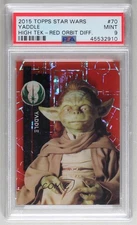 2015 Topps Star Wars High Tek Form 2 /5 Yaddle #70 PSA 9 MINT 07qw