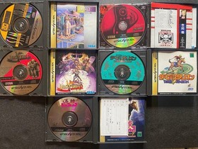 Sega Saturn Software 27 Pieces Set Bulk Sale
