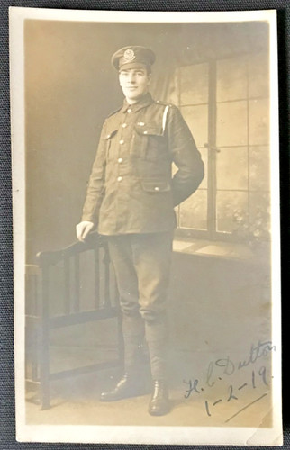 WW1 Canadian Soldier Photo Harry Dutton 74th Btn 48th Highlanders 1919