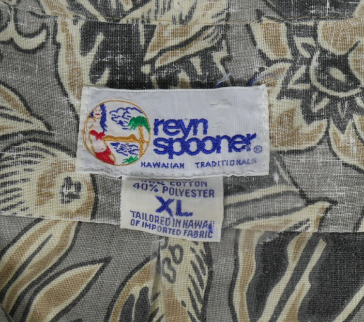 Reyn Spooner  Button Down Grape Vine Reverse Prin… - image 2