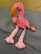 Ty Beanie Babies Pinky the Flamingo Plush Toy