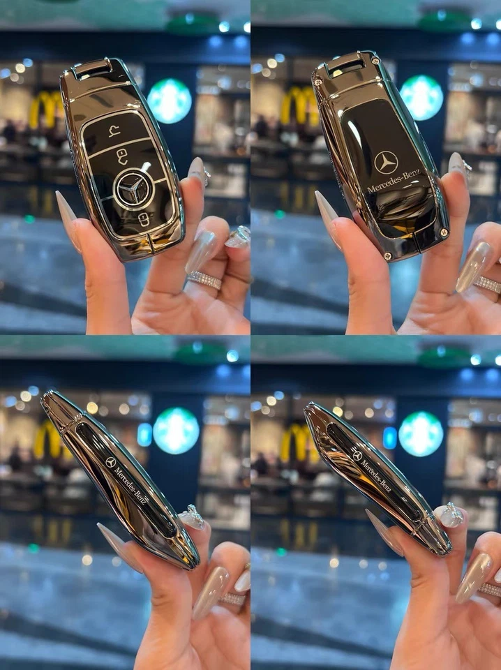 Funda protectora para llavero Mercedes-Benz C E S CLS E300 GLC S400 Foto 2 de 3