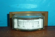 Emico Edgewise AC Amperes Panel Meter 0-20 Amps