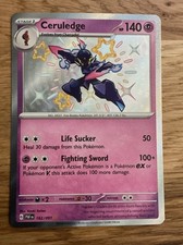 Ceruledge Shiny Rare SV: Paldean Fates 162/091 on eBay