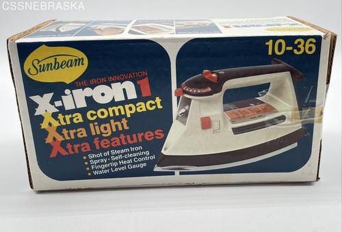 Vintage Sunbeam Beige/Broen X- iron 1 / Serv. No 10-3C
