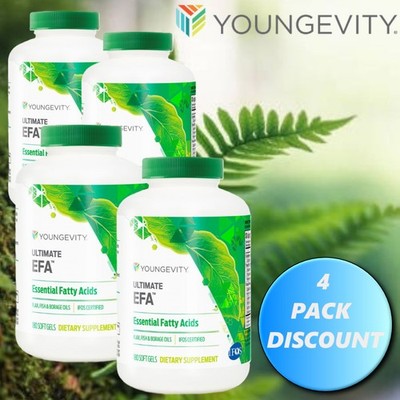Youngevity Dr. Wallach Ultimate EFA  - 180 Soft Gels (4 Pack)