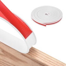 12Ft U-Shape Edge Banding Self Adhesive Edge Protector White 9mm / 3/8"