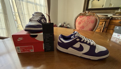 Nike Dunk Low Retro Men s Purple/White Colorblock Low Top Lace-Up