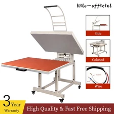 32x40 Large Format Manual Heat Press Machine w/ Stand 220V DIY Shirt Sublimation