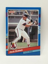 1991 Donruss - Jack Howell #247 White Pattern on Right border