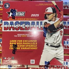 2025 TOPPS HERITAGE BASEBALL MEGA BOX FACTORY SEALED