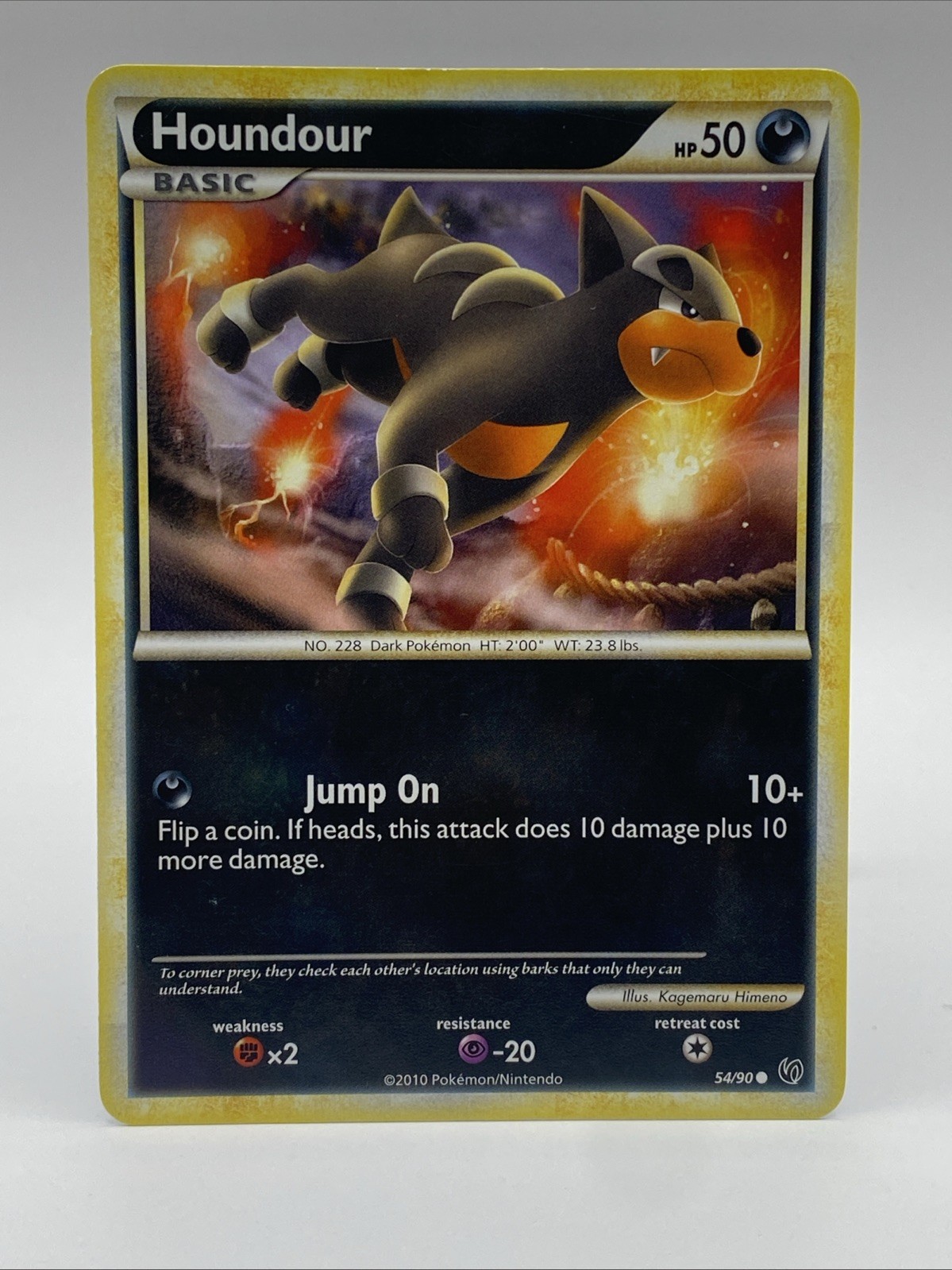 Houndour Undaunted 54/90 Common Non-Foil Pokemon Card