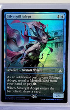 2018 MTG Magic The Gathering Open House Promo Full Art Foil #53 Silvergill Adept