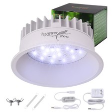 UVB Light for Reptiles, UVA Reptile Fixture with 1 Pack, White