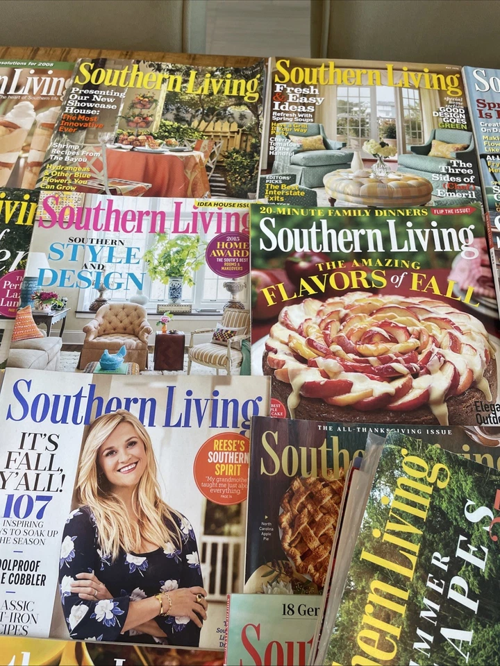 LOT of 68 SOUTHERN LIVING Cooking Magazines 2004-2022 - Image 4 of 4