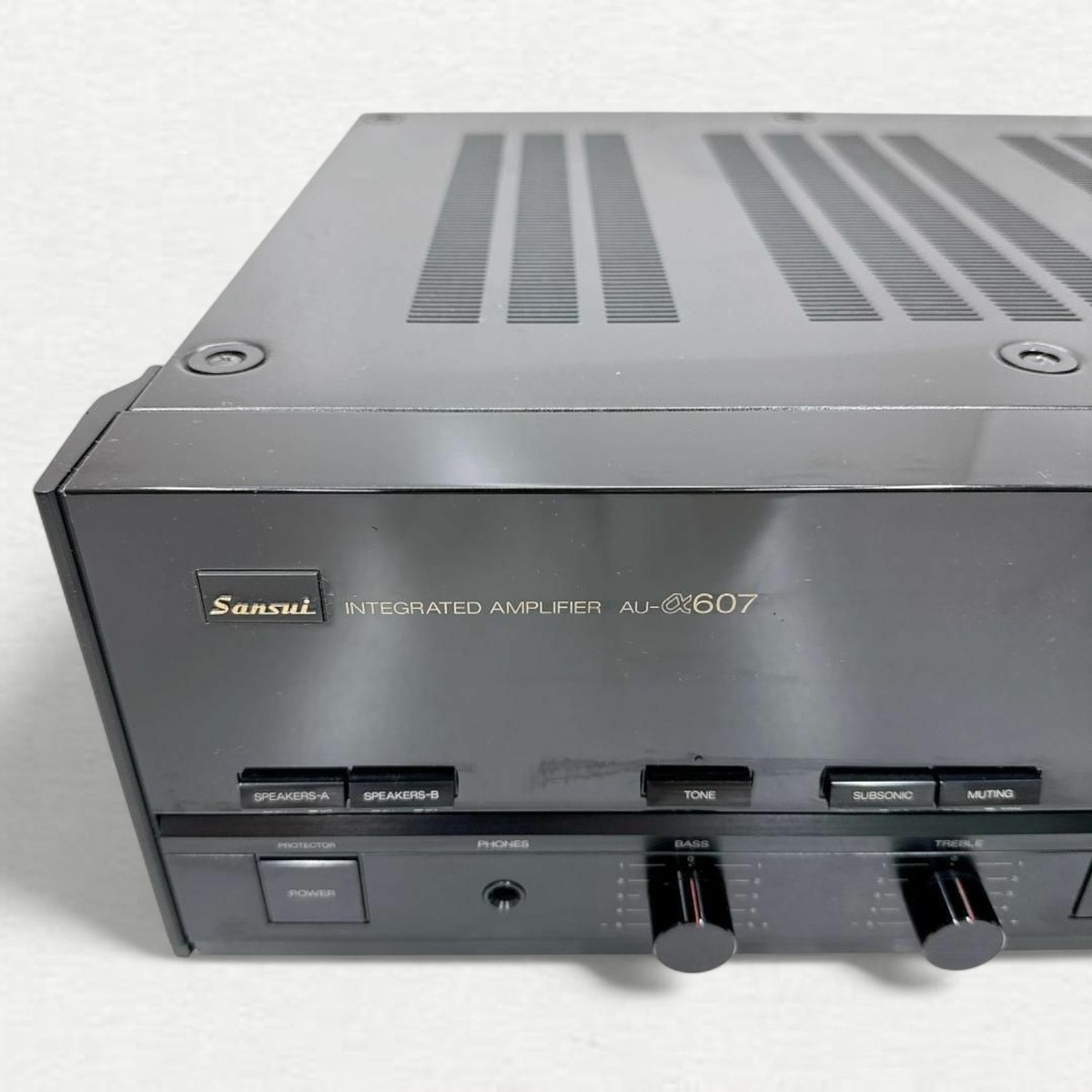 SANSUI AU-α607 Sansui AU-α607 436102111 Black Tested Integrated Amplifier