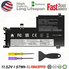 L19M3PF6 For LENOVO Battery IdeaPad 5-15IIL05 L19C3PF4 L19C3PF5 L19D3PF3 11.52V
