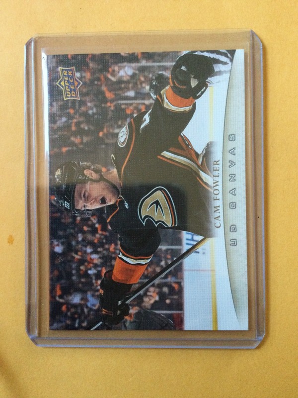 2011-12 Upper Deck Series 1 Cam Fowler UD Canvas Anaheim Ducks C4