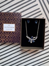 Jon Richard Collection Necklace and Matching Stud Earrings Set. Brand New