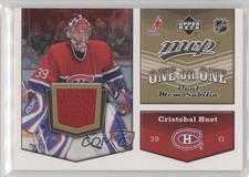 2007-08 Upper Deck MVP One on Dual Memorabilia Martin Gerber Cristobal Huet 0m0