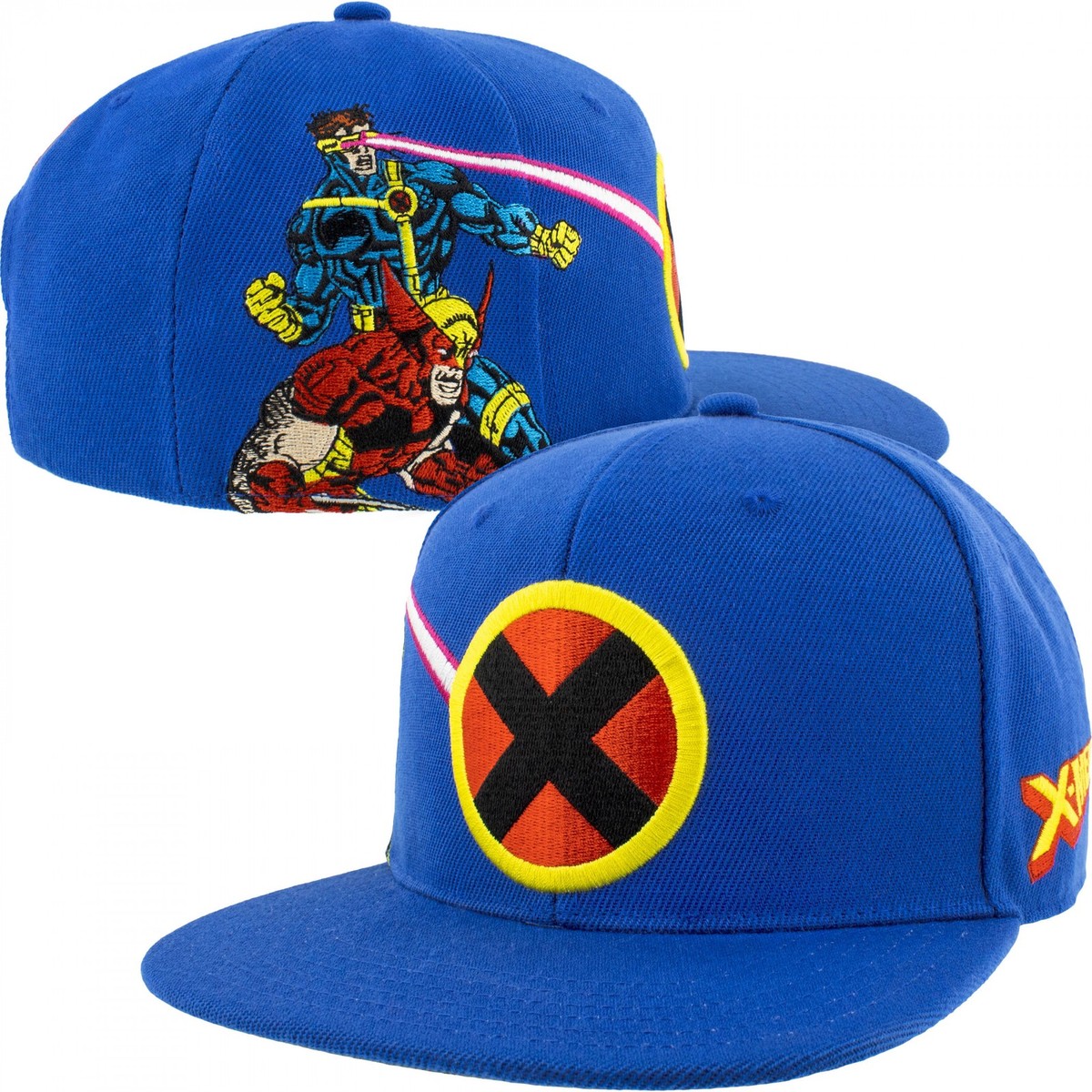 キャプテンマーベルフルスリップスチールブック限定版(輸入品) X-Men #1 Cyclops and Wolverine Snapback Hat Blue | eBay
