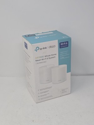 TP-Link AX1500 Wifi 6 Whole Home Mesh System Dual Band Deco  