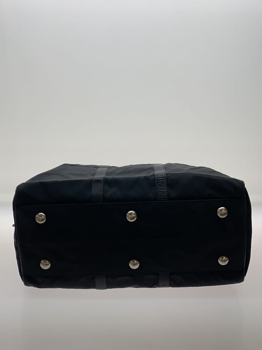 PRADA Boston Bag Triangular Plate Triangle Saffia… - image 4