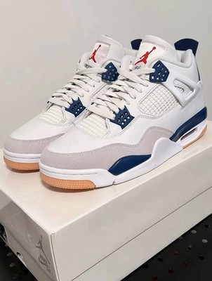 Nike SB X Air Jordan 4 Retro ''Navy'' Men's Basketball Shoes Mid Top Size 11