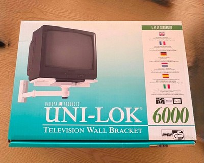Haropa Products UNI-LOK 6000 Fernseher Wandhalterung - Schwarz, Silber oder Weiß