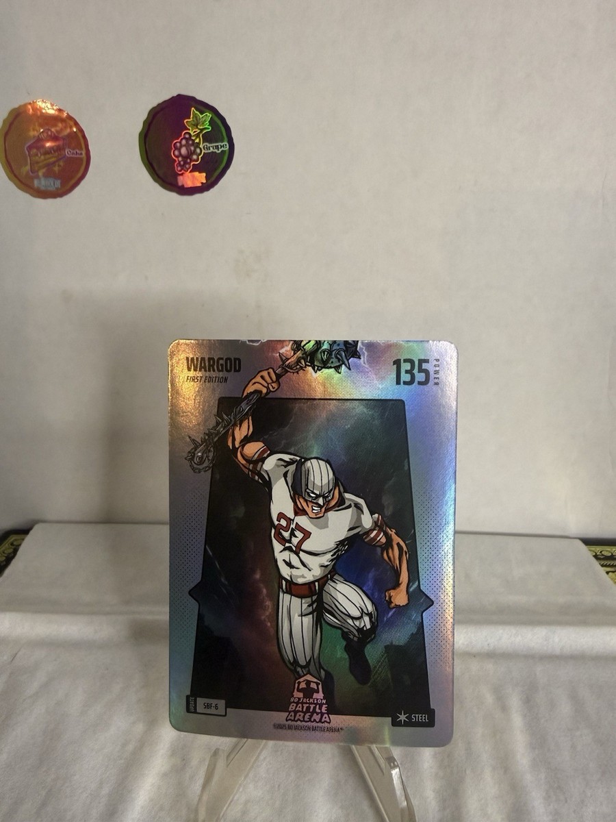 Bo Jackson Battle Arena WARGOD ~ 1ST EDITION ~ Silver Battlefoil SBF-6