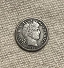 1914 Barber 10c VF DD