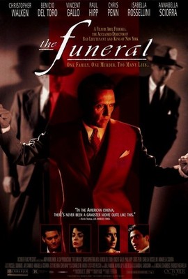 The Funeral Poster B 27x40 Christopher Walken Benicio Del Toro Vincent Gallo