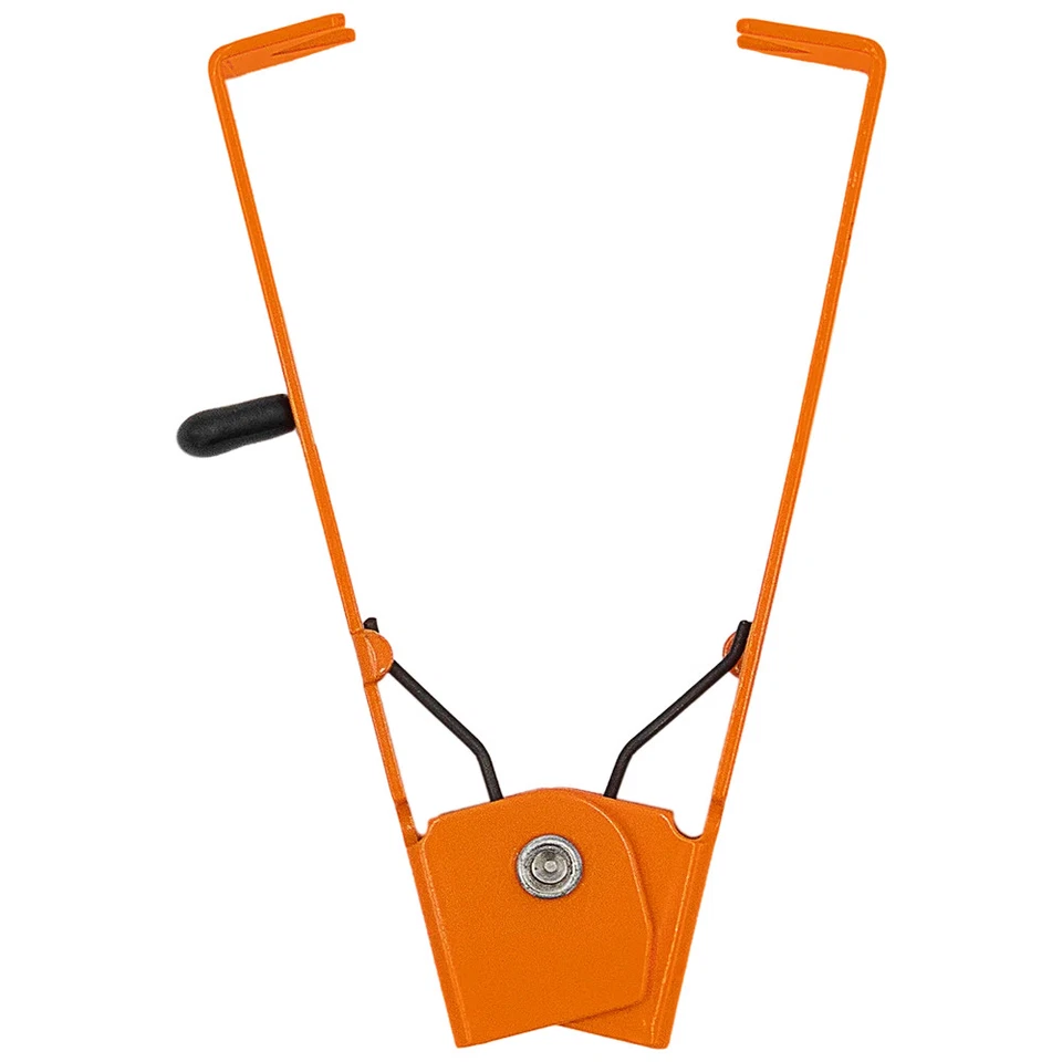 Zenport ZL229 Pelador de espinas y hojas con reposa dedos aislado, naranja - Paquete de 12 Foto 2 de 4