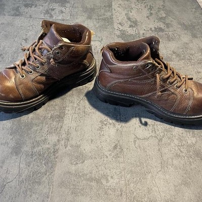 GBX Men's Leather Boots Chunky Size 9.5 Brown 90s Rare | eBay