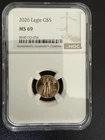 2026 Gold Eagle $5 NGC MS 69 Gold Coin