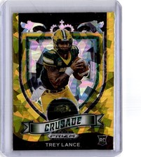 2021 Panini Prizm Draft Picks Collegiate #164 Trey Lance Orange Ice