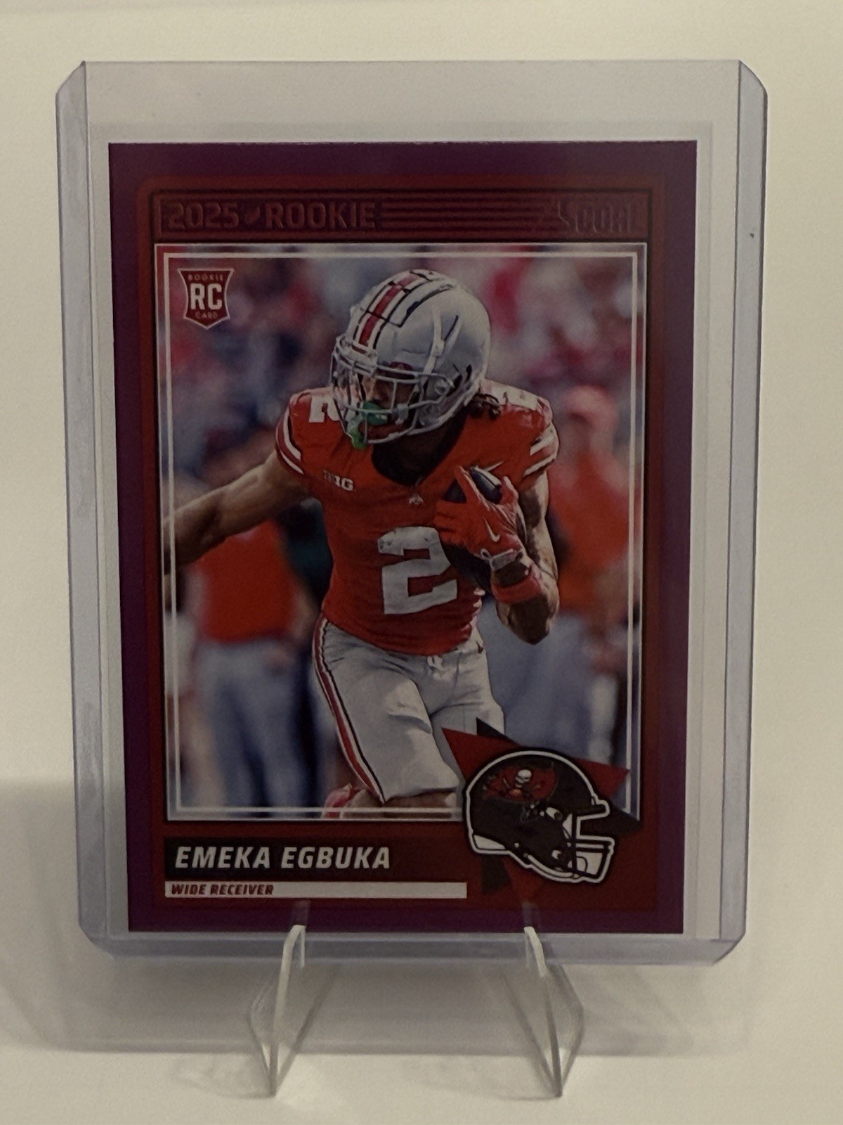 2025 Score - Rookies Emeka Egbuka #2 Purple (RC)