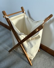 Laundry Basket Wooden Frame ONLY – collapsible Up-cycle project. Liner needed
