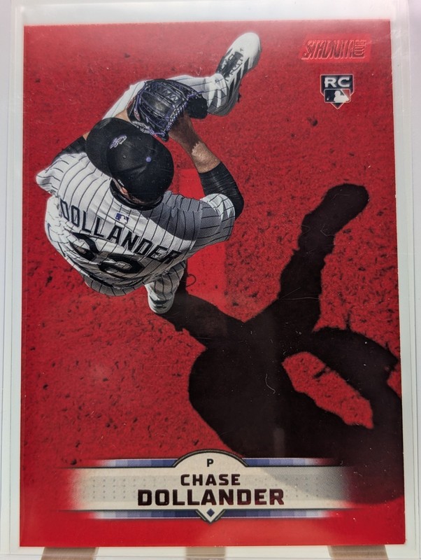 2025 Topps Stadium Club - Chase Dollander #42 Red Foil (RC)
