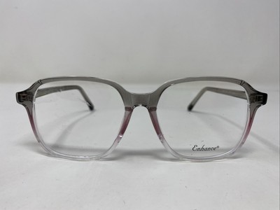 Enhance 4379 GREY LILAC 56-17-145 Plastic Full Rim Eyeglasses Frame CC74