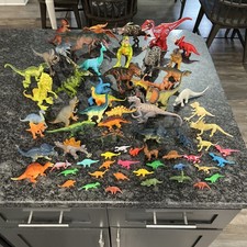 HUGE Dinosaur Toy LOT OF 50 Good Condition Children's Toys Figures